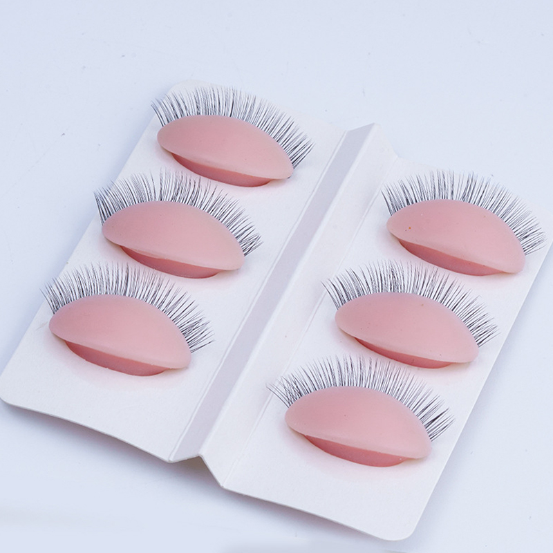 Eyelash Extension Model - 3Pairs/Set Replacement False Eyelash Extension Practice