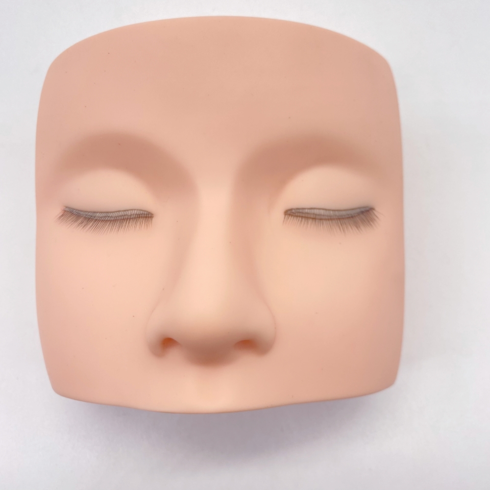 Eyelash Extension Model - False Eyelash Mannequin Head Flat Doll