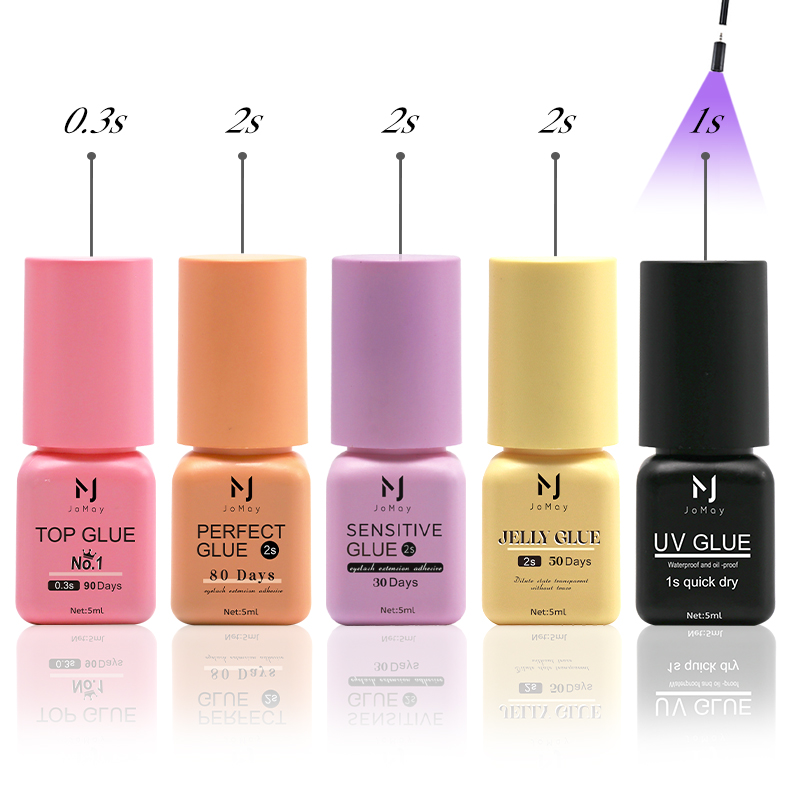 Eyelash Extension Glue For Sensitive Eyes - JOMAY Eyelash Extension Glue 0.3-2Sec Fast