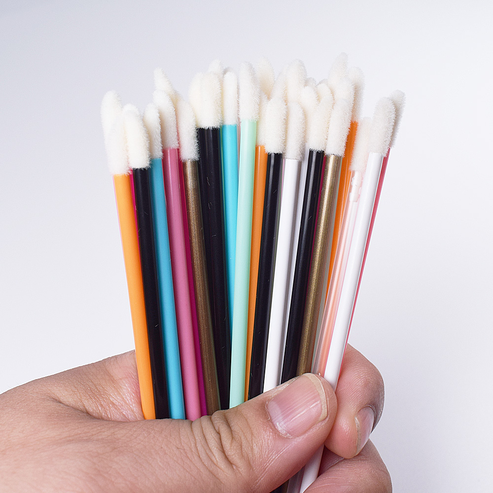 50Pcs Disposable Lip Brush Eye - Eyelash Extension Options 评论和价格