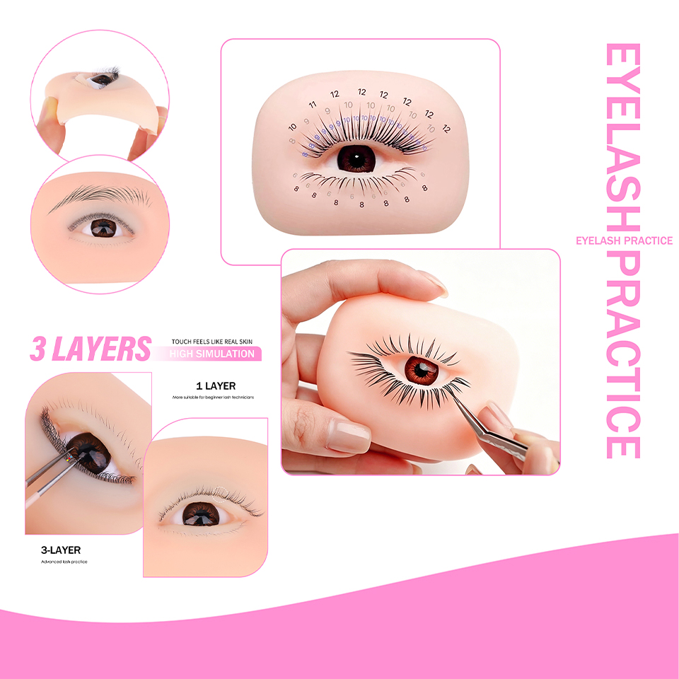 3 Layers Lashes Reusable Manne - Eyelash Extension Model 评论和价格