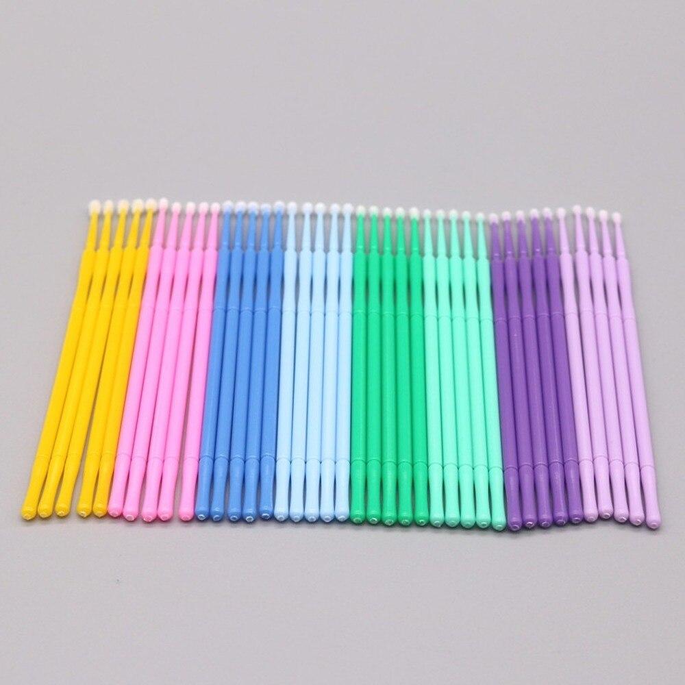 100pcs/lot Micro Brushes Make  - Eyelash Extension Options 评论和价格