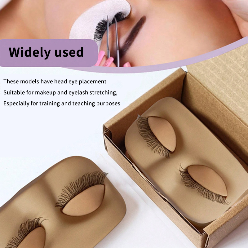 Mini Lash Flat Model Head Prac - Eyelash Extension Model 评论和价格
