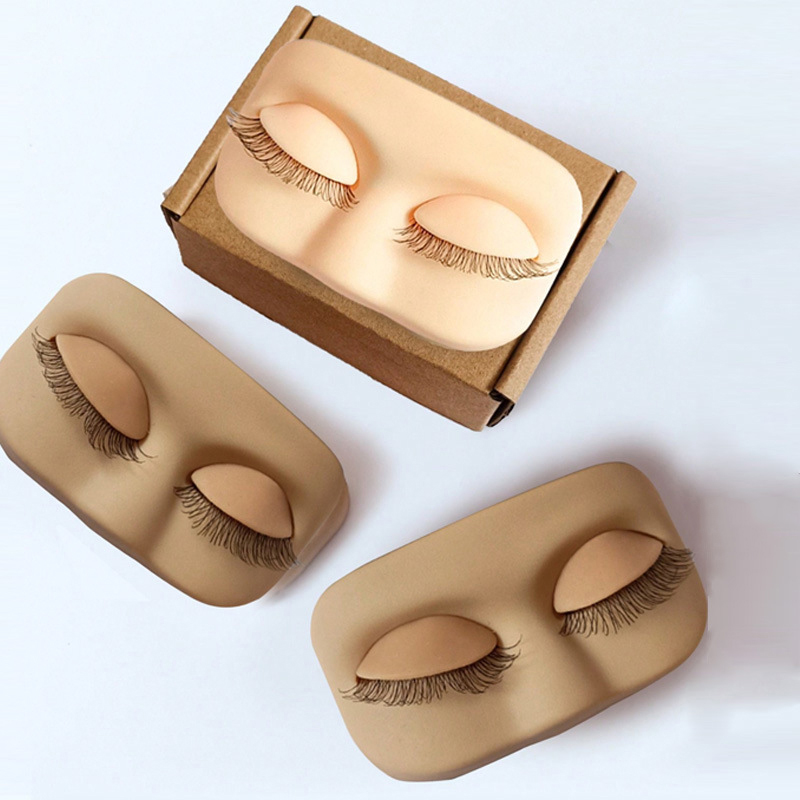 Mini Lash Flat Model Head Prac - Eyelash Extension Model 评论和价格