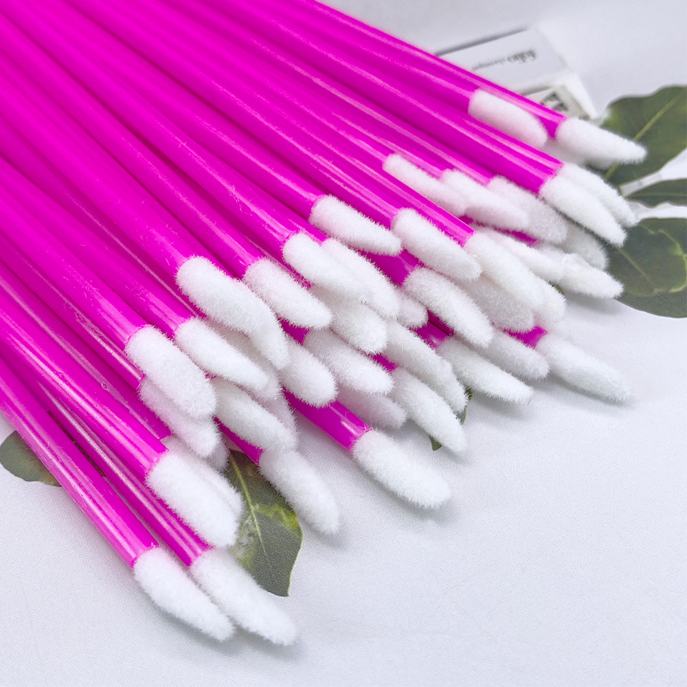 100Pcs Disposable Lip Brush Ey - Eyelash Extension Options 评论和价格