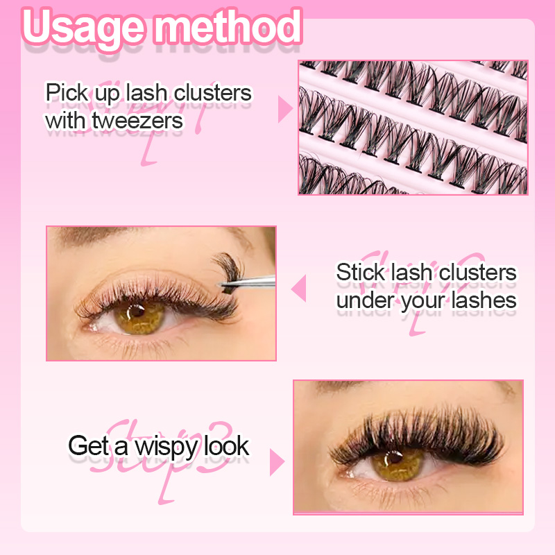 Individual Lashes Eyelash tuft - Eyelash Extension Options 评论和价格