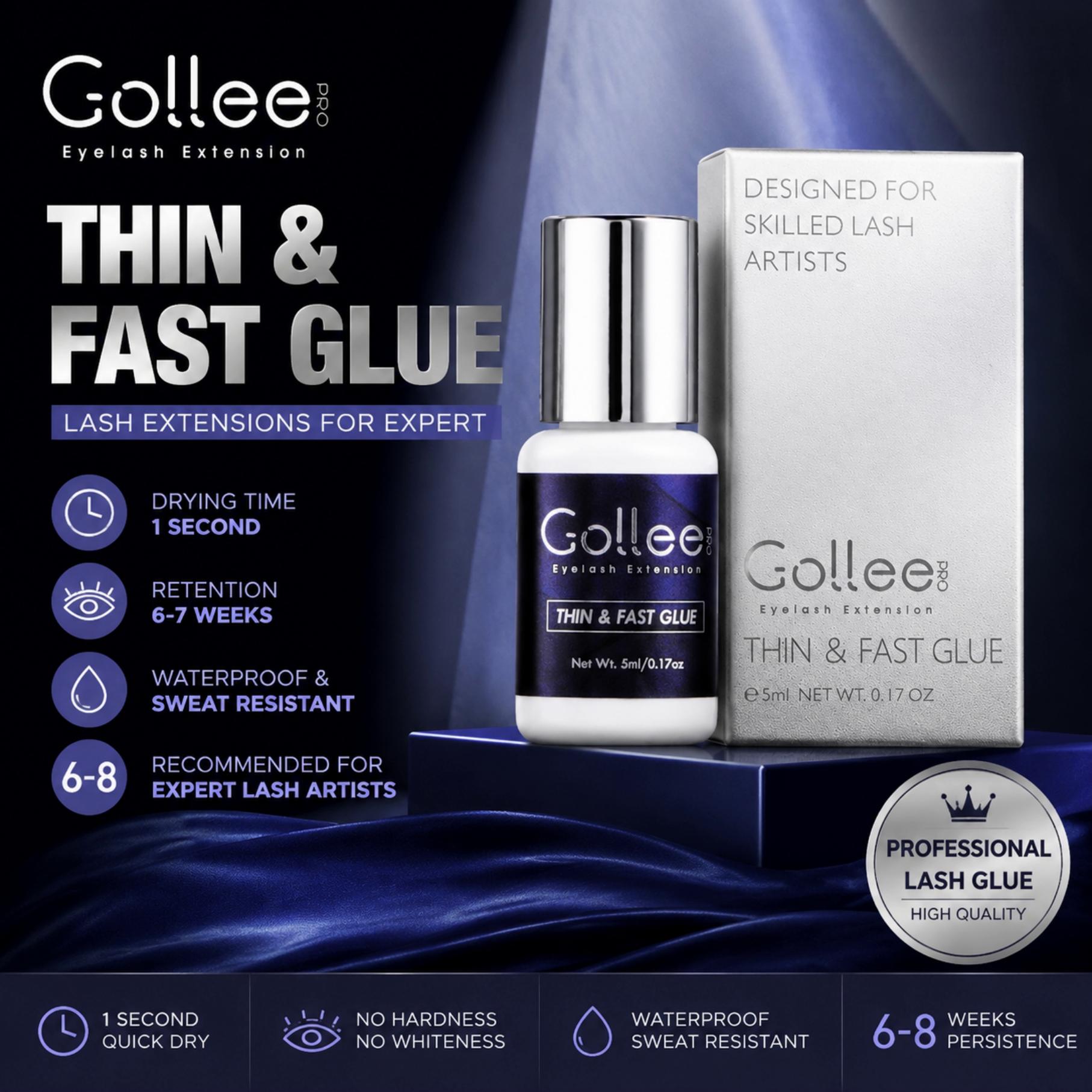 Gollee for Sensitive Eyes 5ml  - Eyelash Extension Glue For Sensitive Eyes 评论和价格