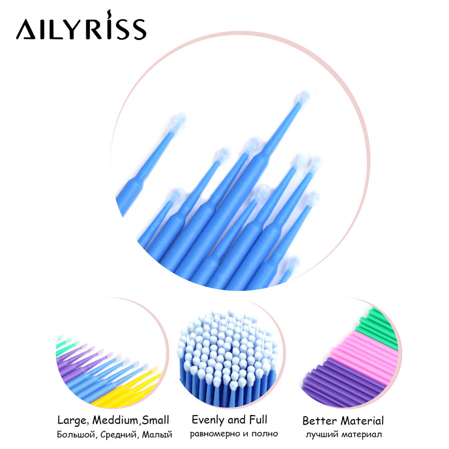500pcs/lot Disposable Applicat - Eyelash Extension Options 评论和价格