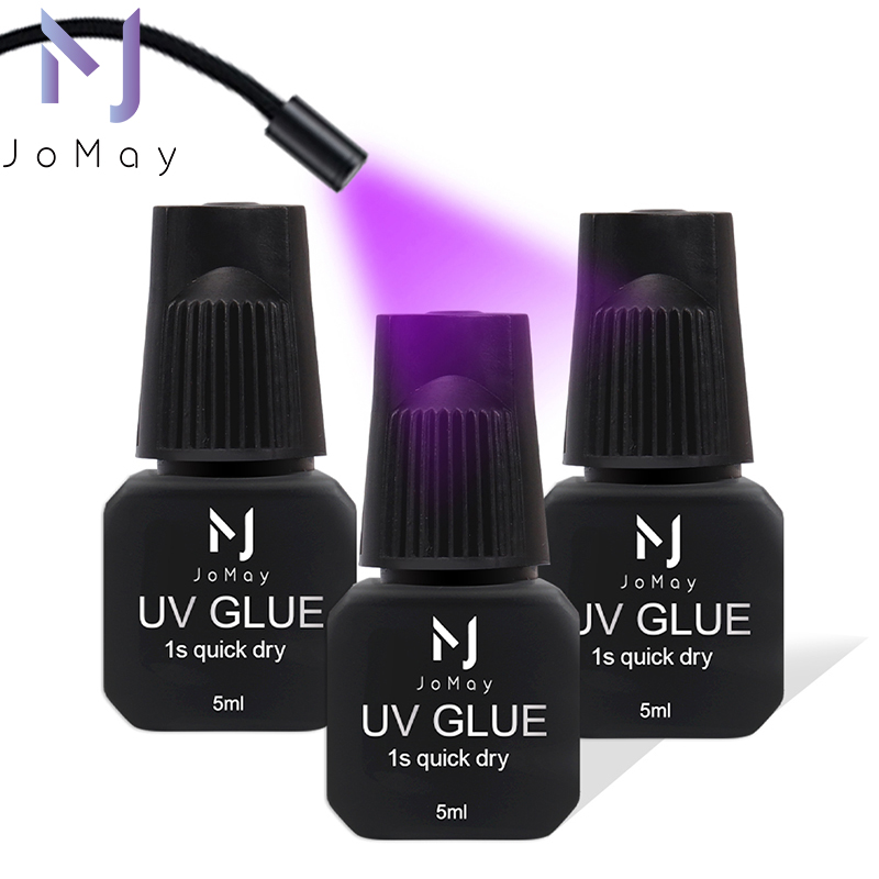 JOMAY UV Lash Glue Eyelash Glu - Eyelash Extension Glue For Sensitive Eyes 评论和价格