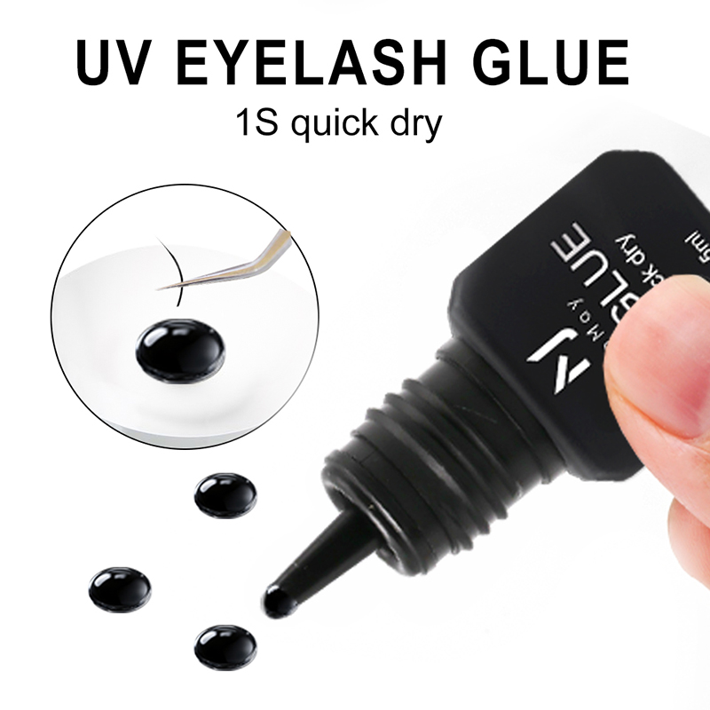 JOMAY UV Lash Glue Eyelash Glu - Eyelash Extension Glue For Sensitive Eyes 评论和价格