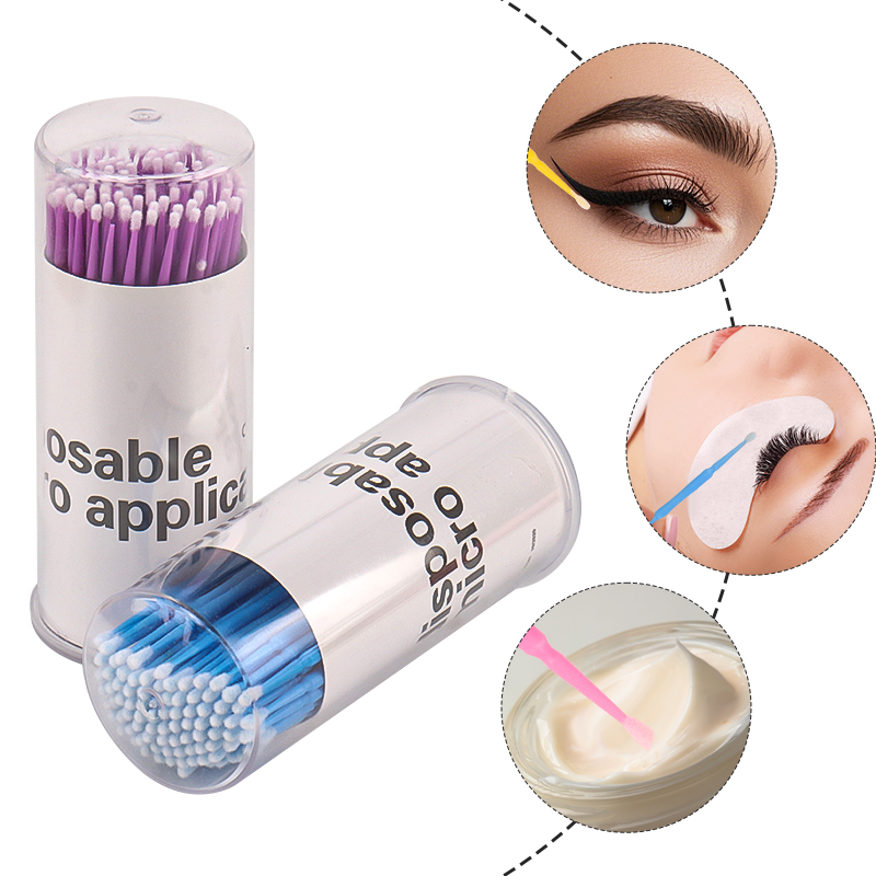 100pcs Disposable Eyelash Brus - Eyelash Extension Options 评论和价格