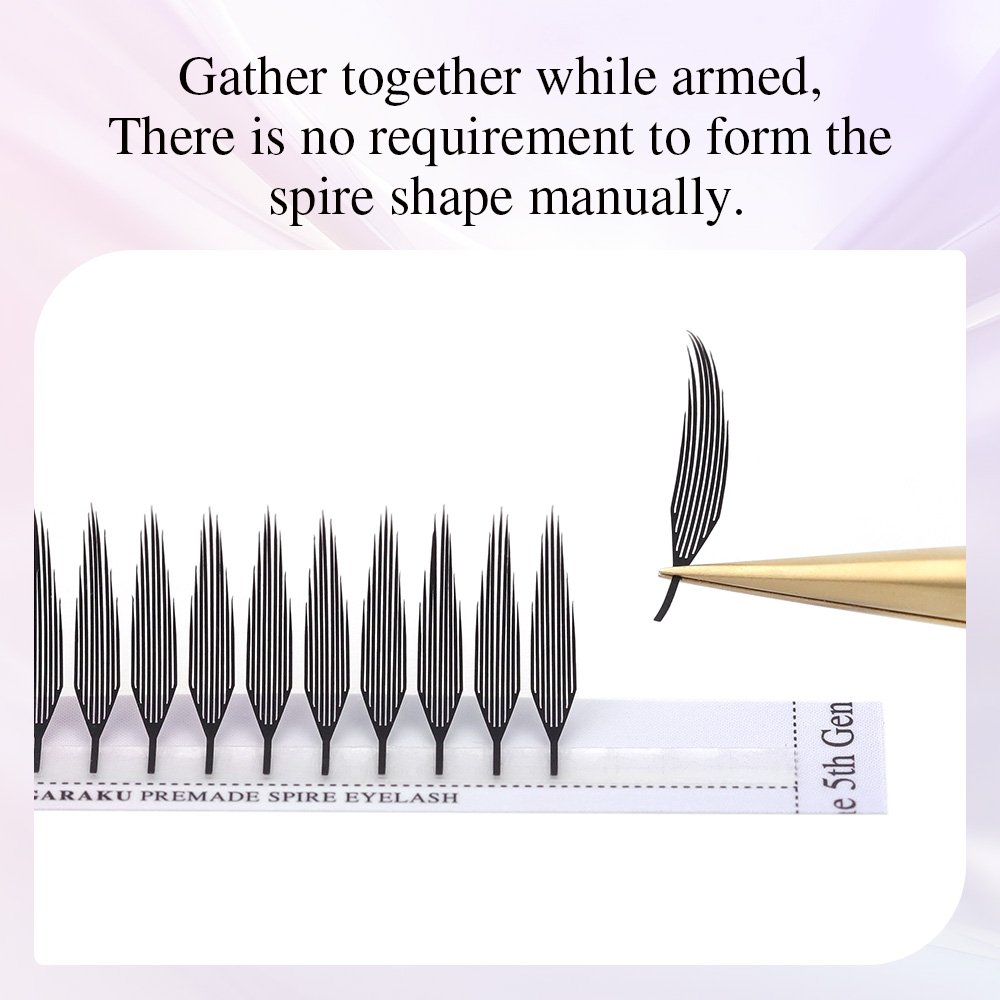 NAGARAKU Premade Spire Eyelash - Eyelash Extension Fan 评论和价格