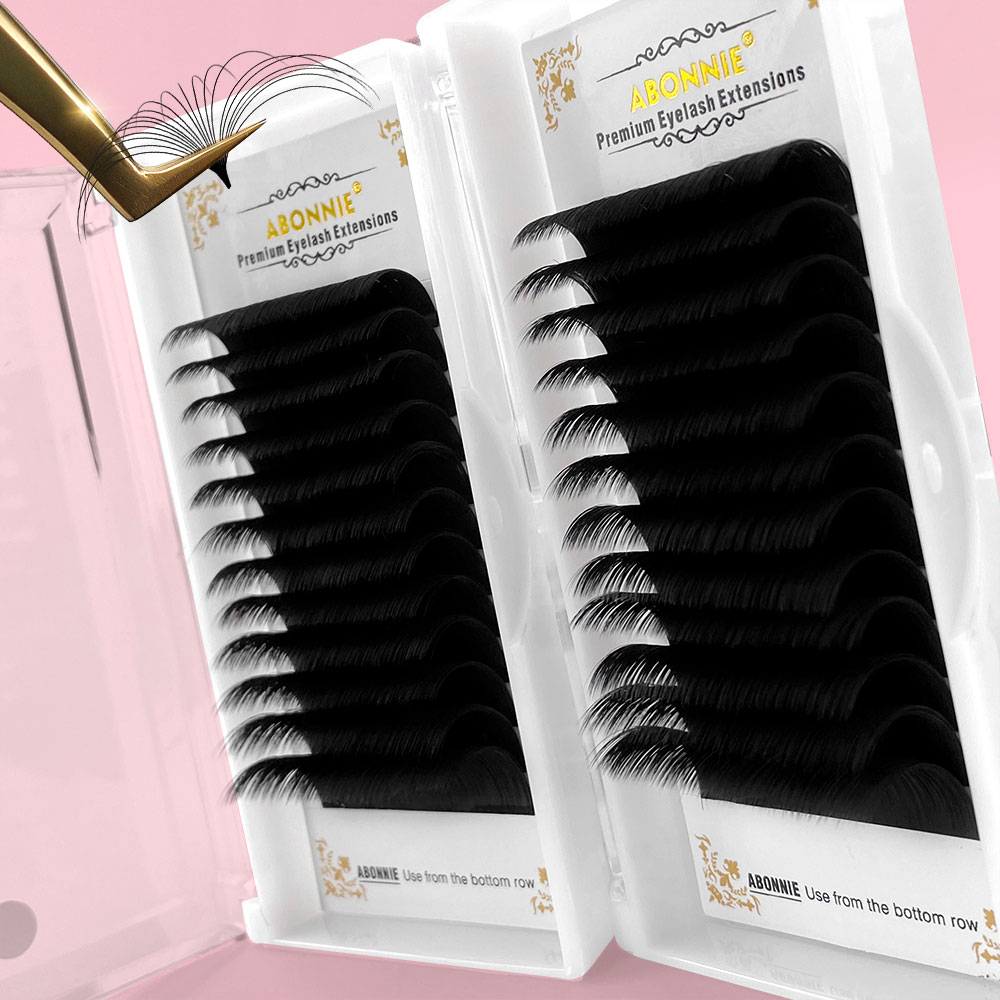 Abonnie 0.03-0.10mm Easy Fan L - Eyelash Extension Fan 评论和价格