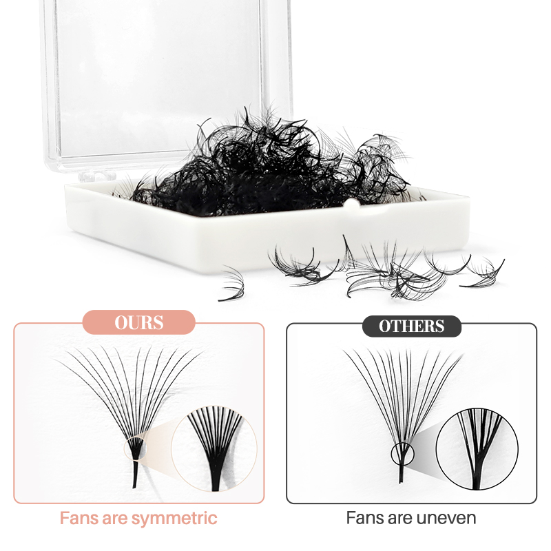 500 Premade Loose Lashes Pro M - Eyelash Extension Fan 评论和价格