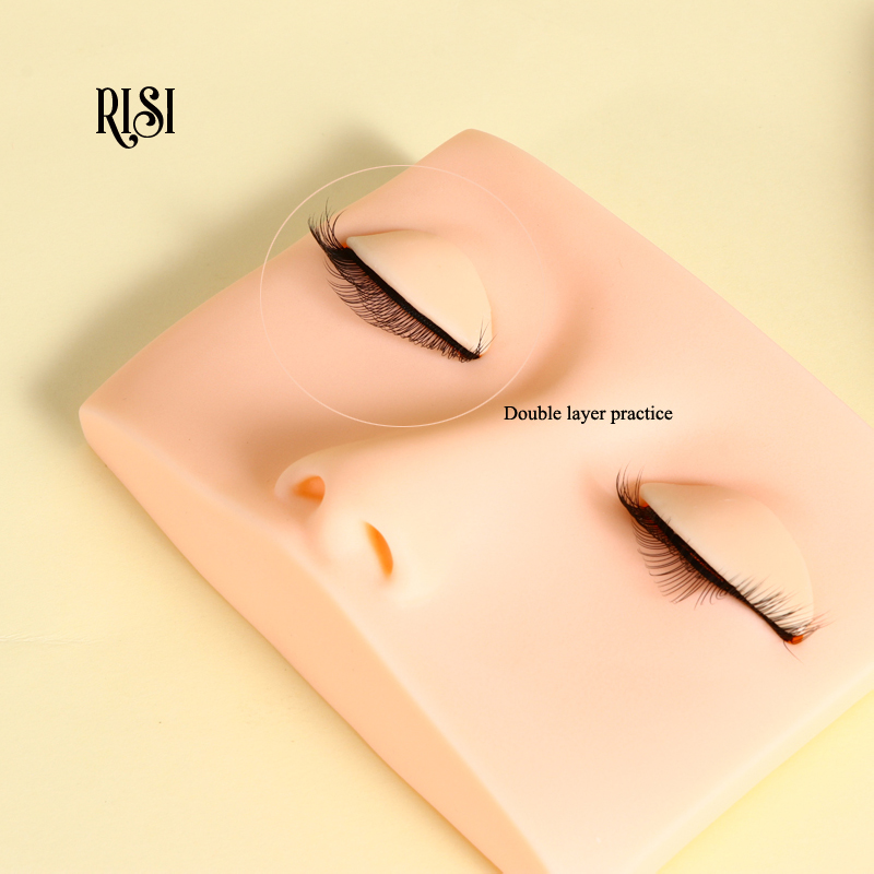 Free 2 Layer Lash Mannequin Si - Eyelash Extension Model 评论和价格