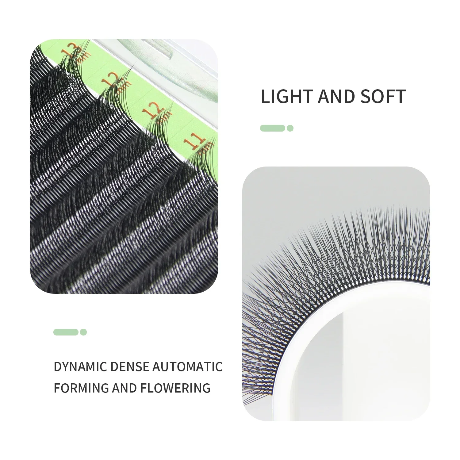 GLAMLASH 3D W Three-Core Shape - Eyelash Extension Fan 评论和价格
